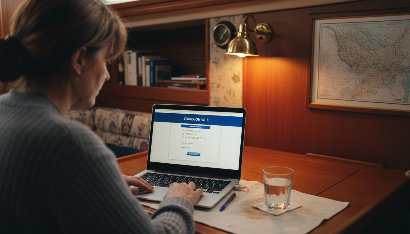 Accédez facilement au portail Seafy directement depuis votre navire.