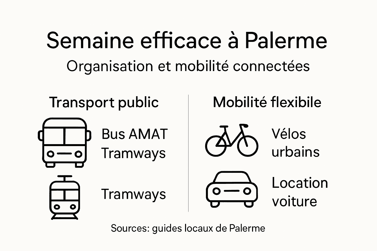 Panorama sur l’organisation et la mobilité à Palerme : ce qu’il faut savoir