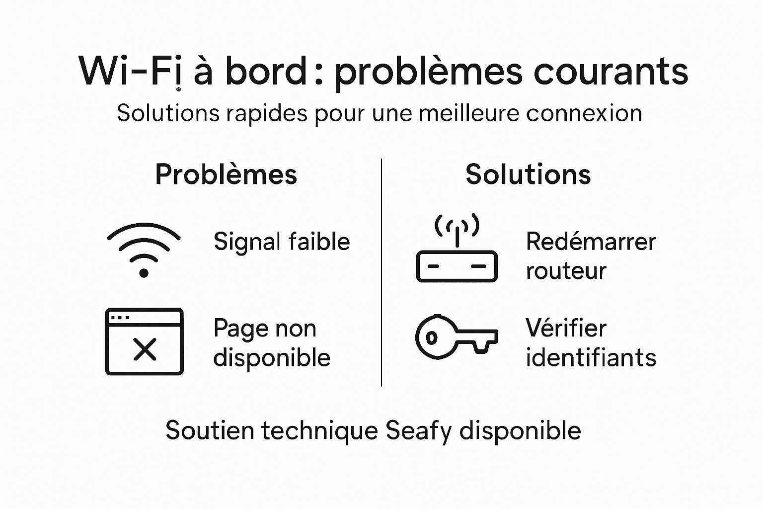 Infographie : comment optimiser sa connexion Wi-Fi à bord et surmonter les principaux obstacles rencontrés en mer
