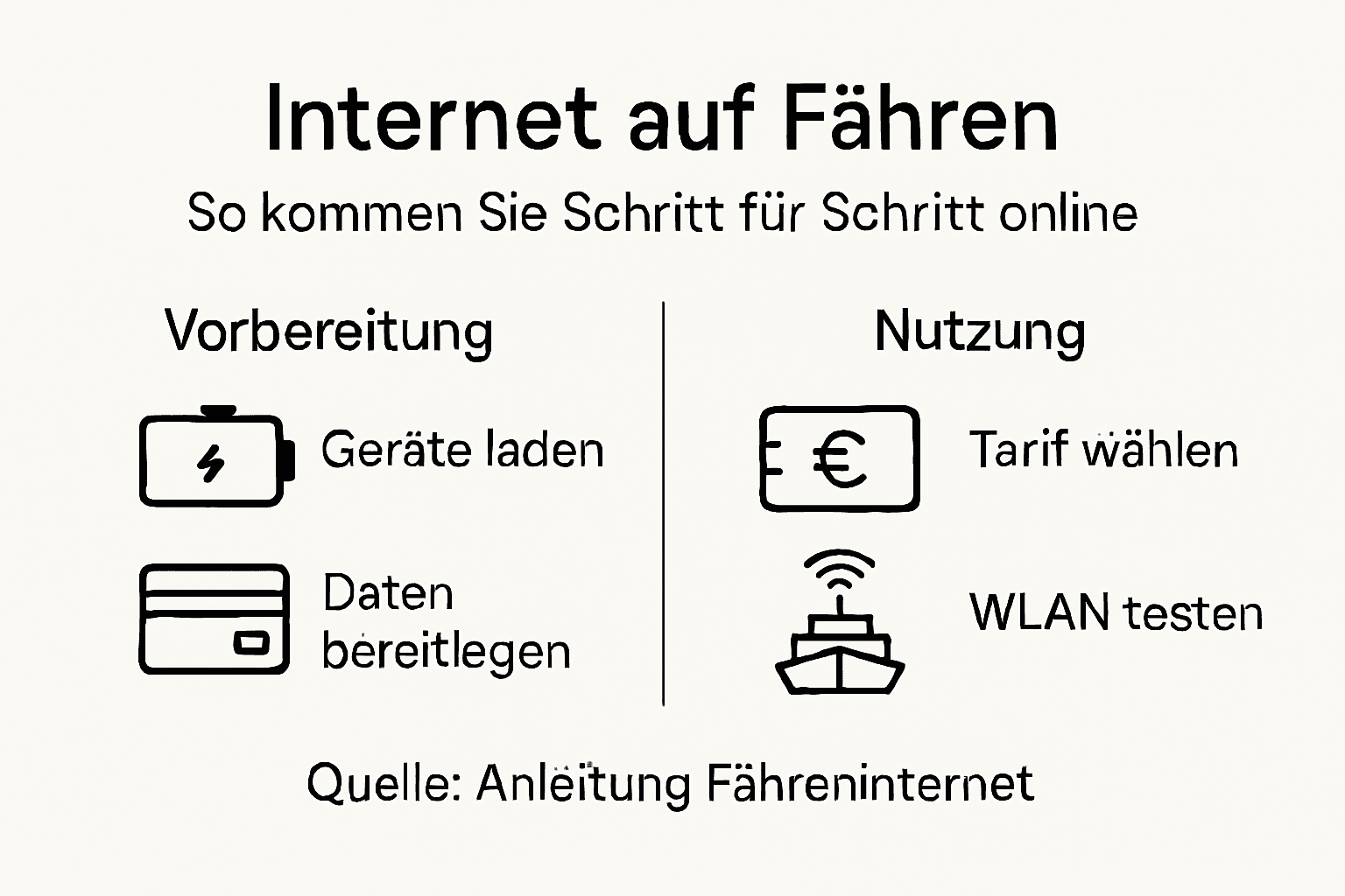 So funktioniert der Internetzugang an Bord von Fähren – eine anschauliche Übersicht