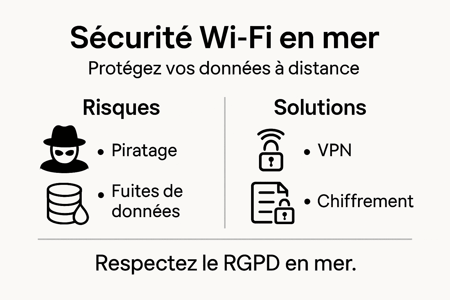 Tout savoir sur la sécurité du Wi-Fi en mer : l'infographie à ne pas manquer