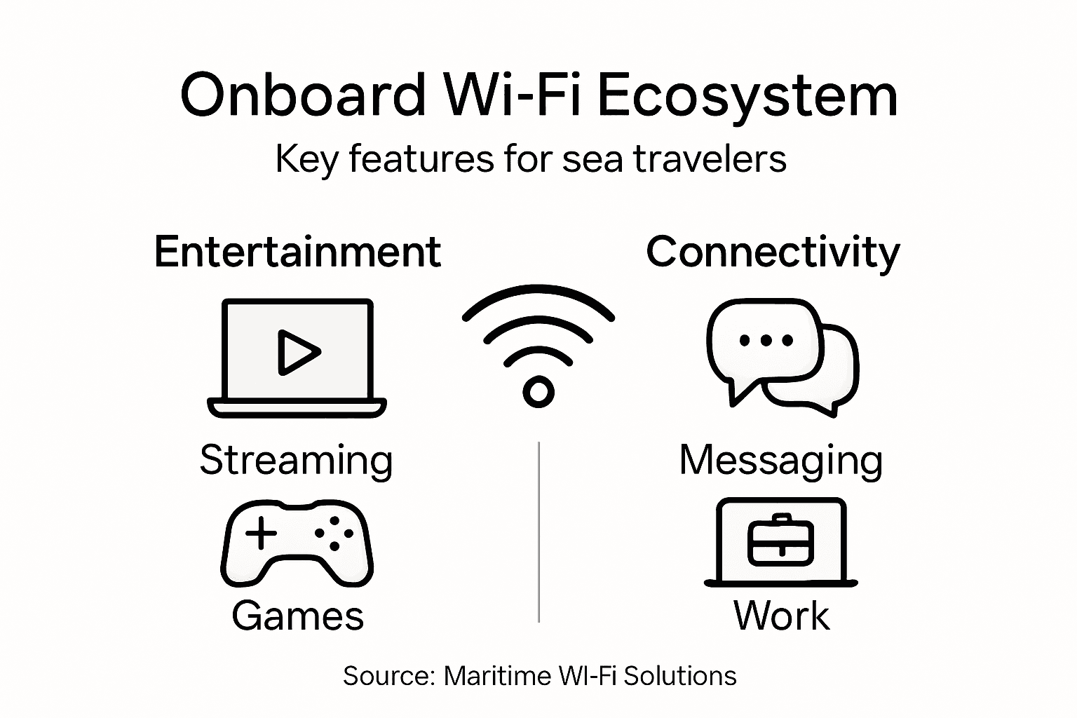 Infographic about onboard Wi-Fi ecosystem