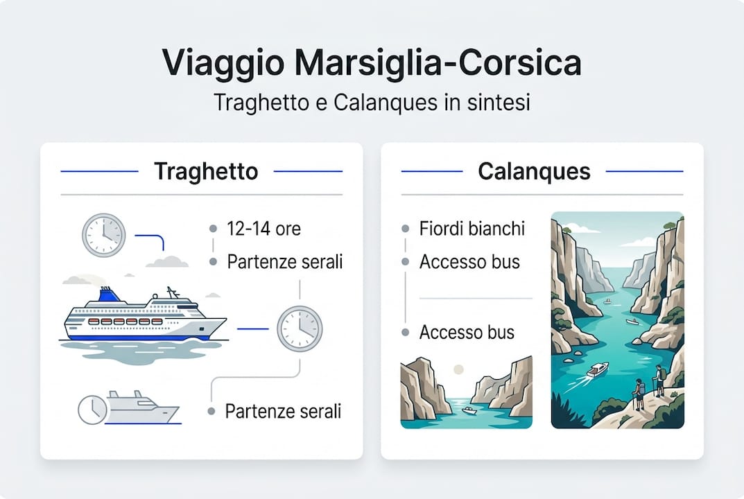 Guida visuale: traghetti per le Calanques, tutto quello che c’è da sapere