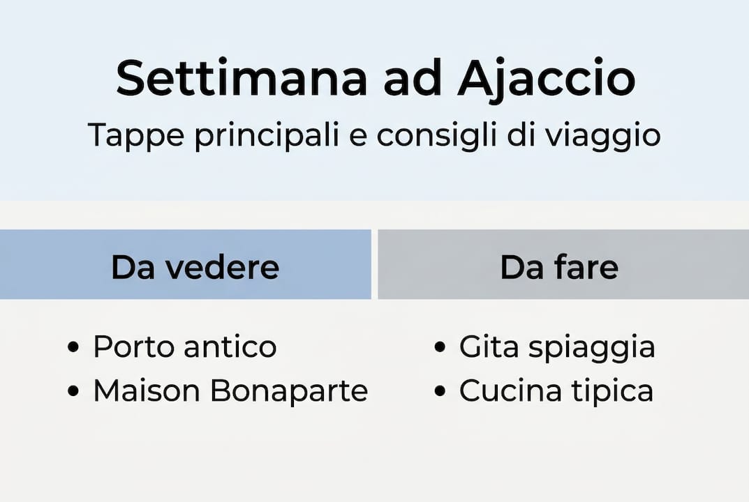 Guida illustrata: tutte le tappe imperdibili e i consigli utili per visitare Ajaccio
