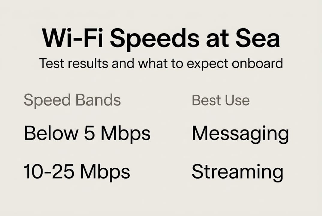 Infographic showing Wi-Fi speeds and practical uses