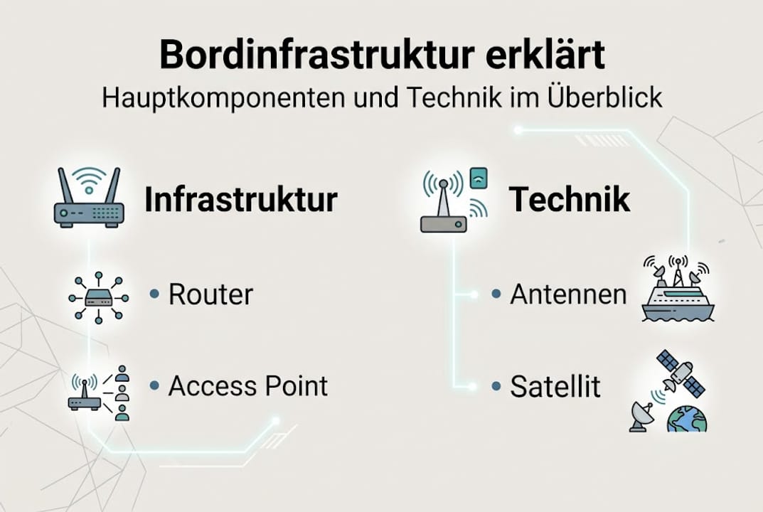 Grafik: So funktioniert das Internet an Bord von Fähren