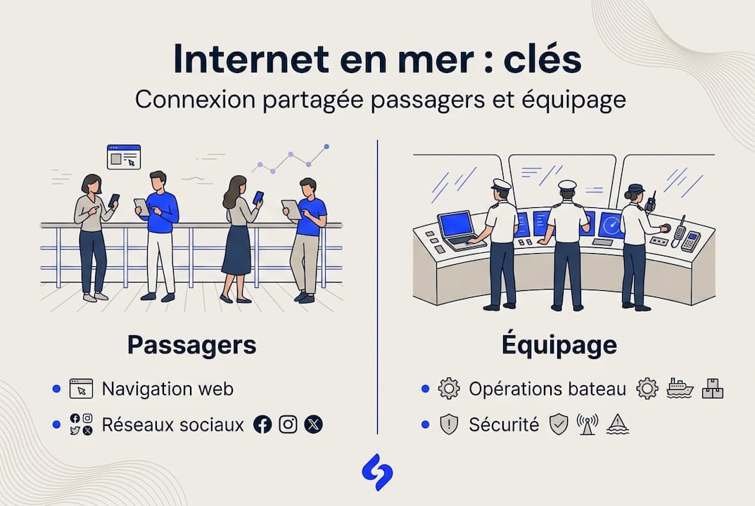 Répartition de l’accès Internet entre les passagers et l’équipage : tout ce qu’il faut savoir en un coup d’œil