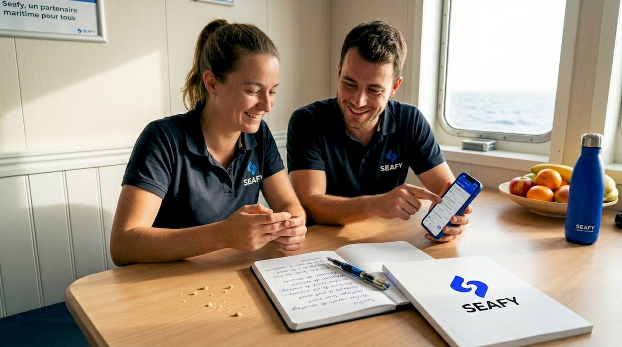 L’équipe organise ses missions directement depuis leur smartphone.