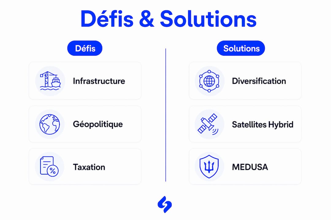 Panorama des enjeux et pistes de solutions pour la connectivité en Méditerranée