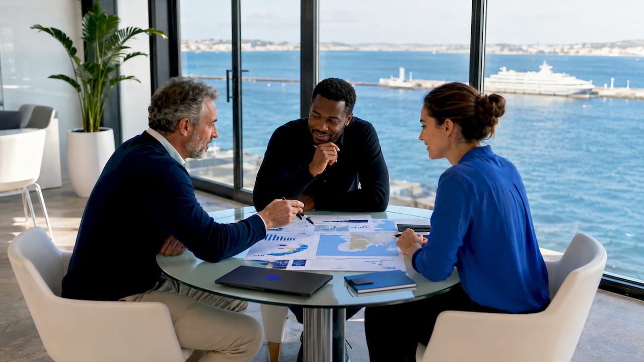Les partenaires Internet du secteur maritime échangent sur les solutions de connectivité à mettre en place pour les ferries.