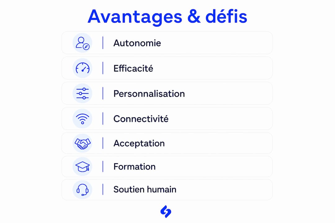 Infographie : atouts et enjeux de la digitalisation dans le secteur maritime